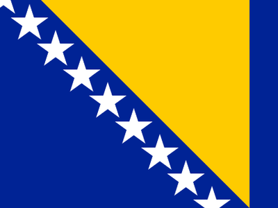 Bosnia and Herzegovina National Flag 3x5ft — World Cup 2026