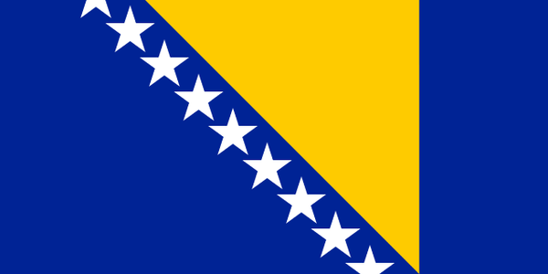 Bosnia and Herzegovina National Flag 3x5ft — World Cup 2026