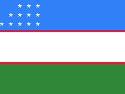 Uzbekistan National Flag 3x5ft — World Cup 2026